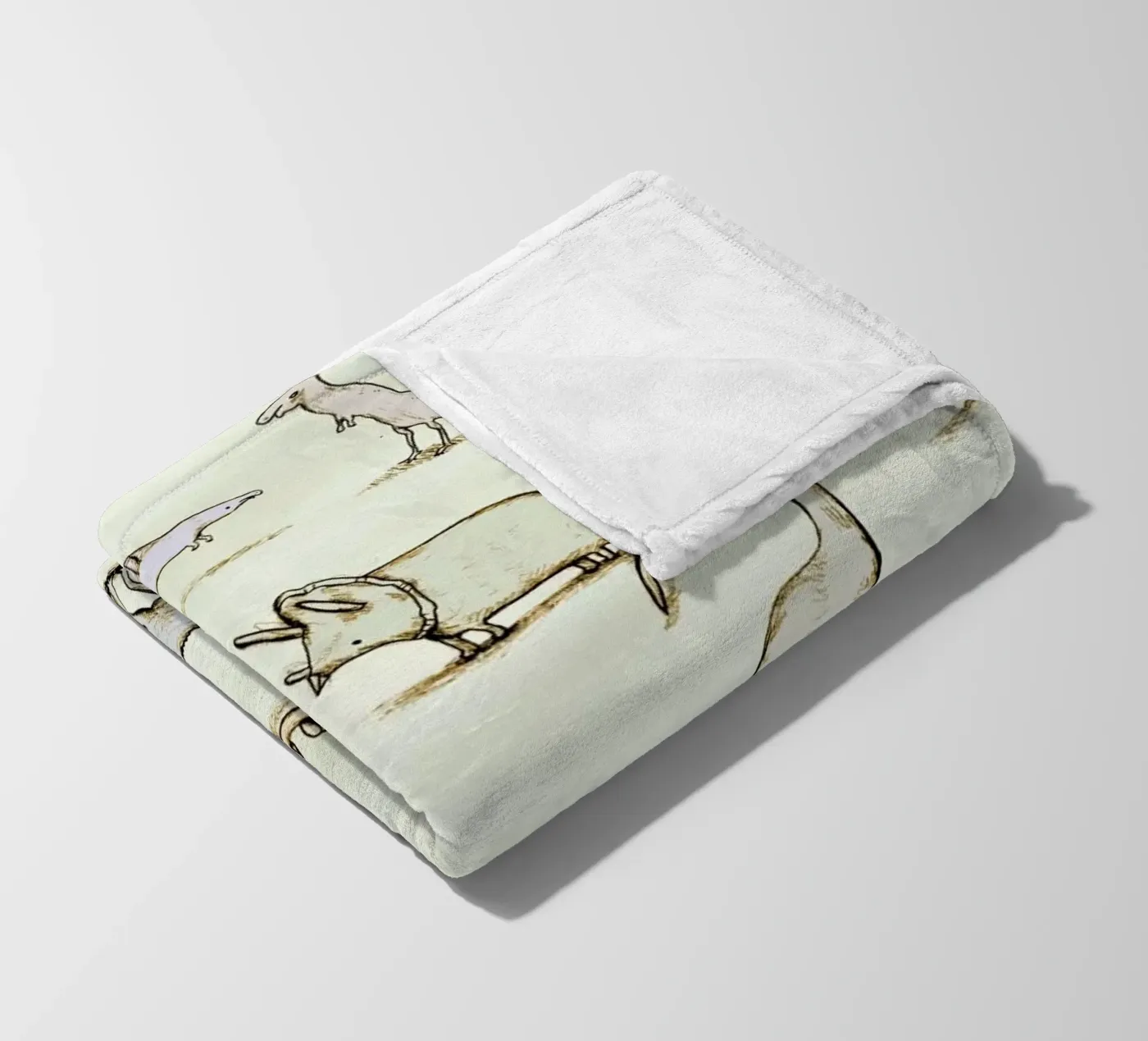 Dinos fleecedeken van Sophie Corrigan