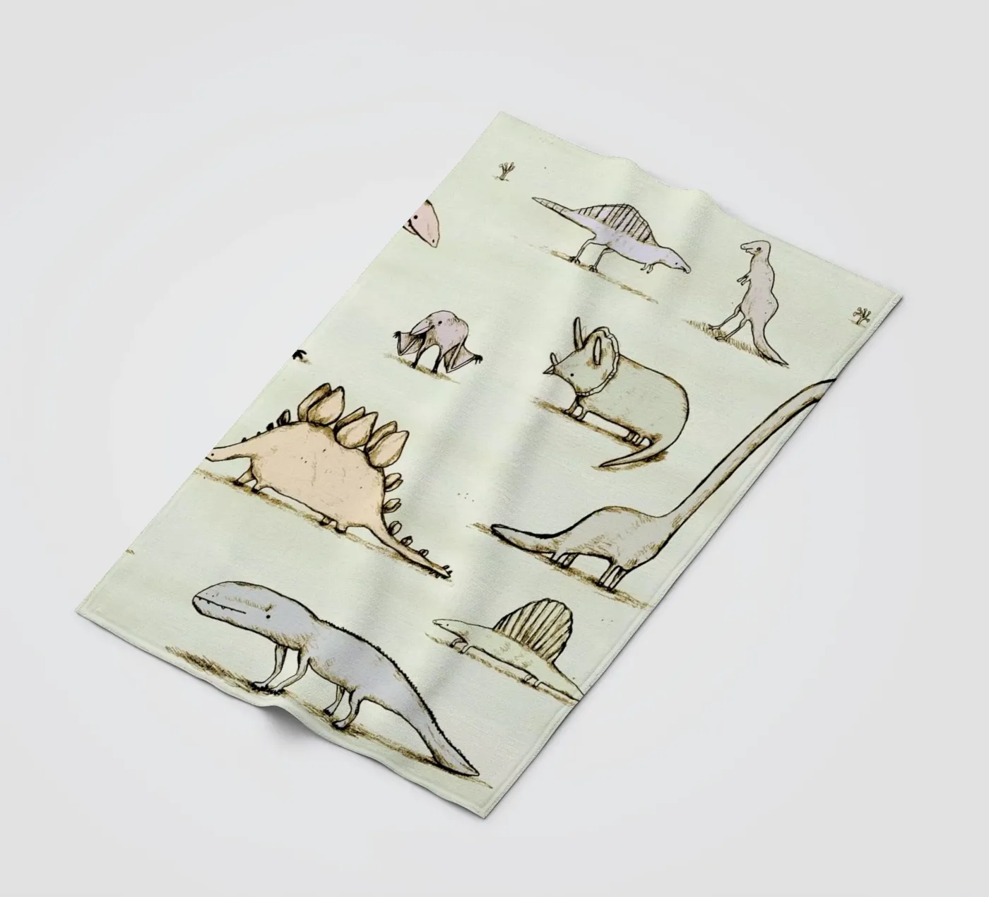 Dinos fleecedeken van Sophie Corrigan