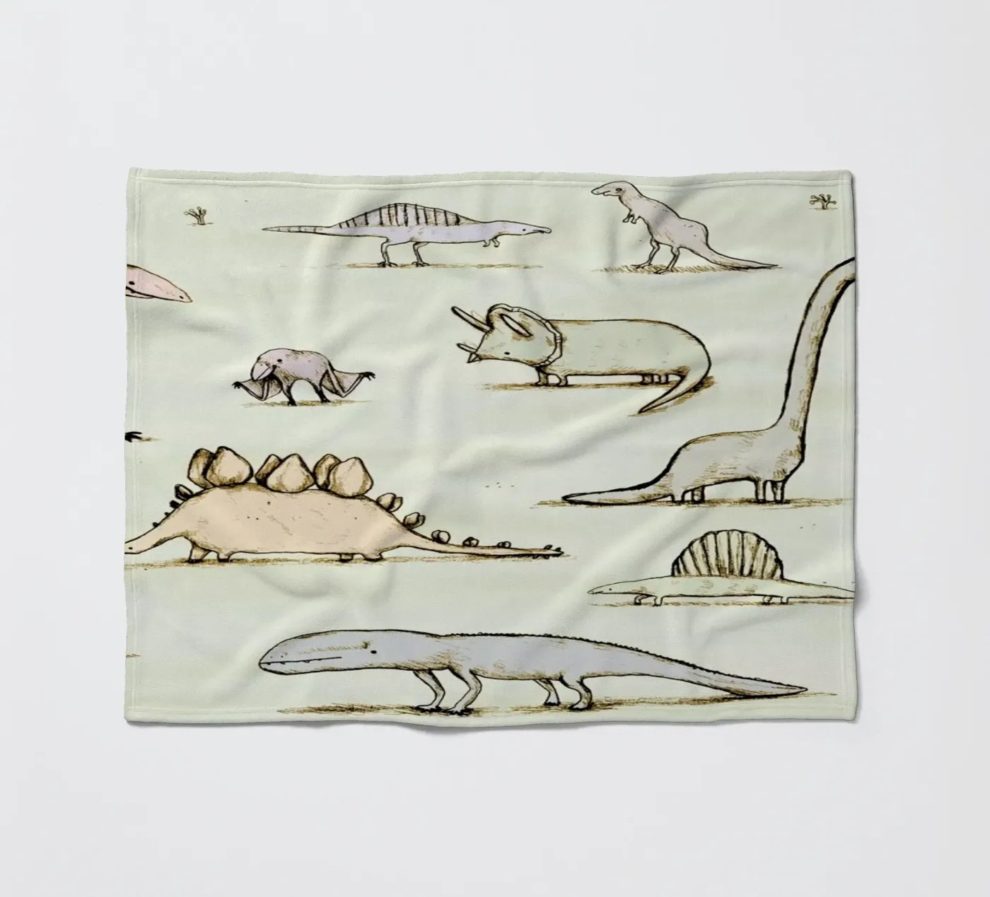 Dinos fleecedeken van Sophie Corrigan