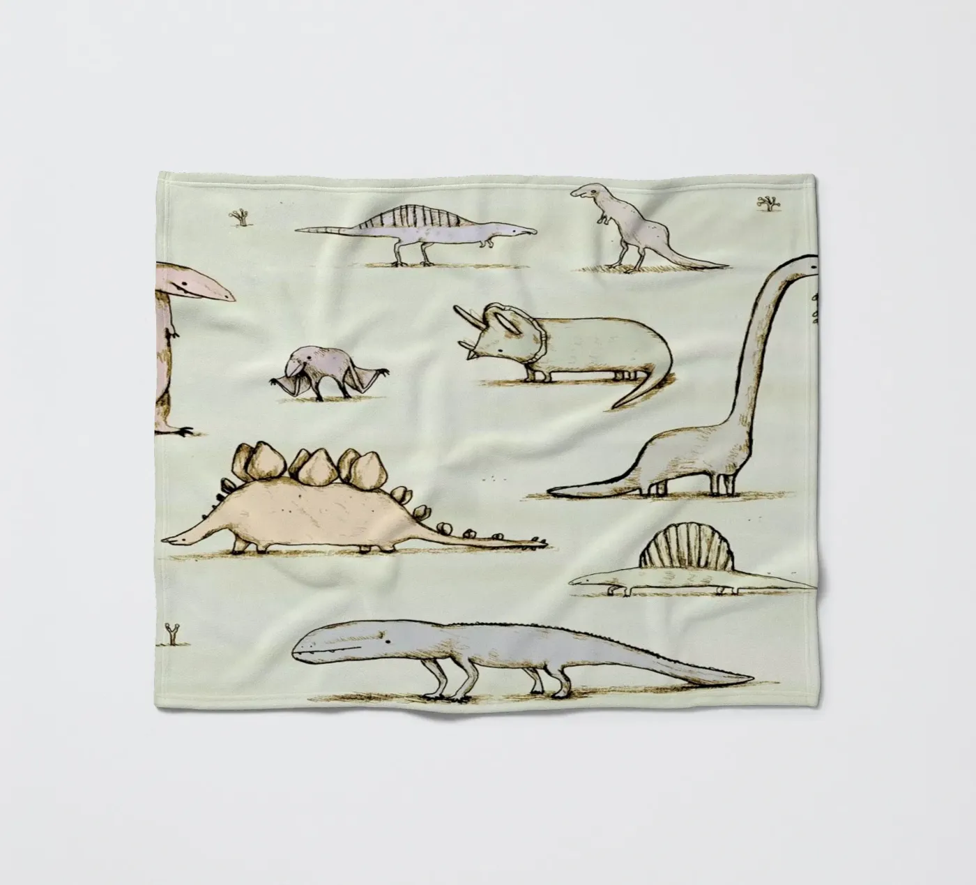 Dinos fleecedeken van Sophie Corrigan