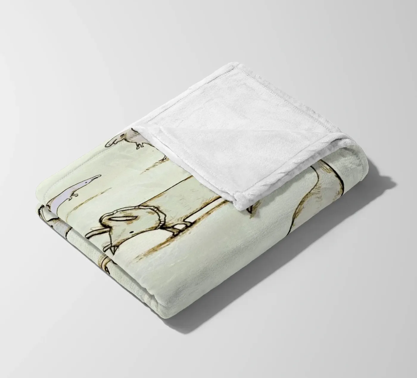 Dinos fleecedeken van Sophie Corrigan