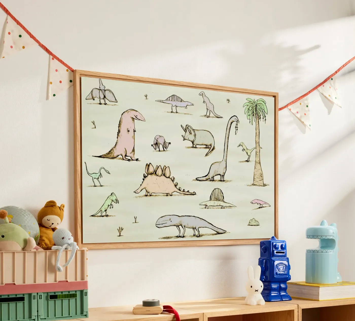 Dinos plexiglas de Sophie Corrigan