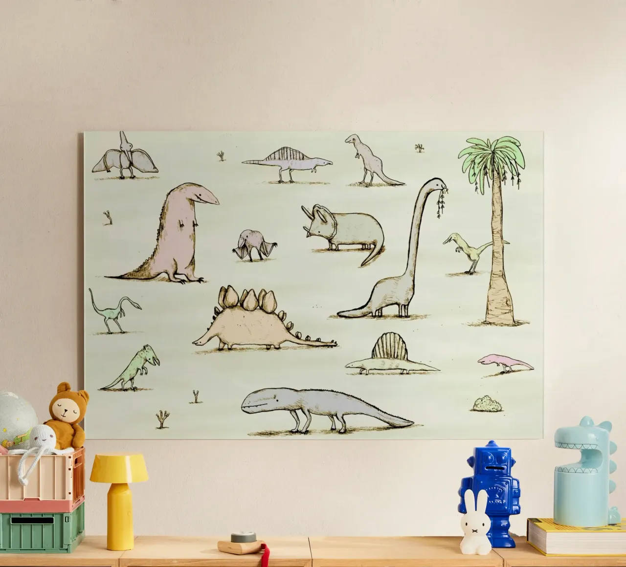 Dinos plexiglass da Sophie Corrigan