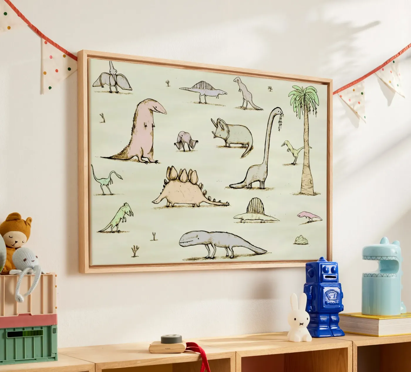 Dinos tela da Sophie Corrigan