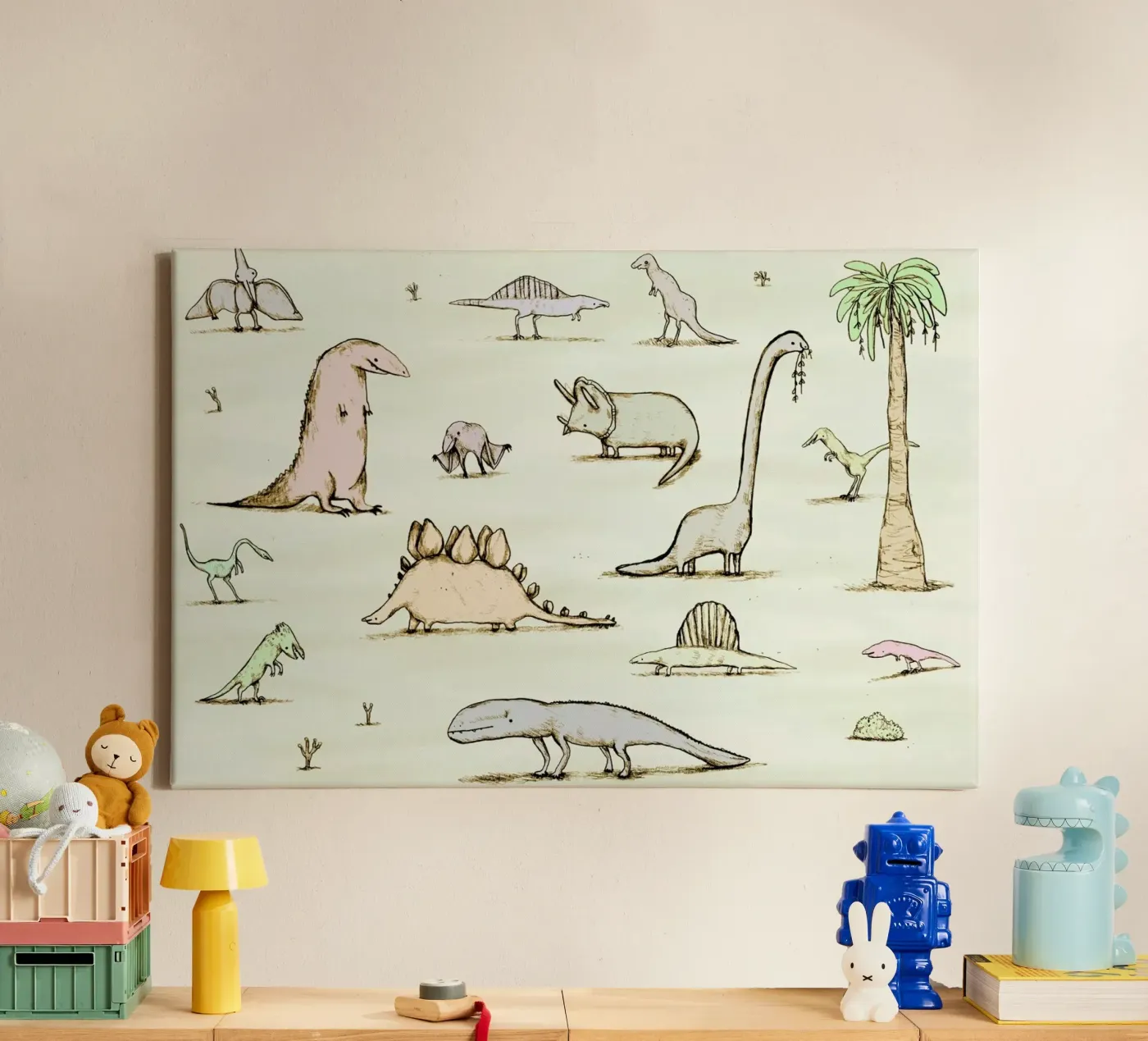 Dinos tela da Sophie Corrigan