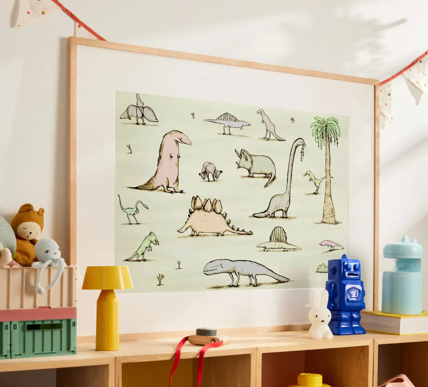 Dinos poster by Sophie Corrigan