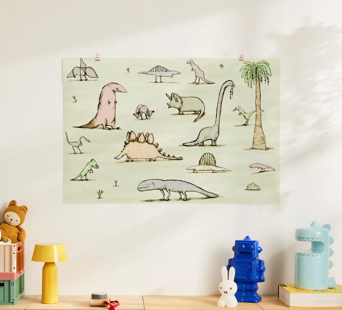 Dinos poster by Sophie Corrigan