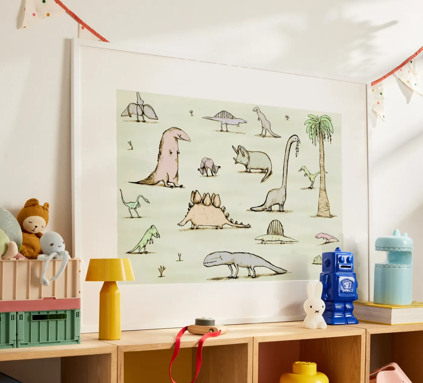 Dinos poster by Sophie Corrigan