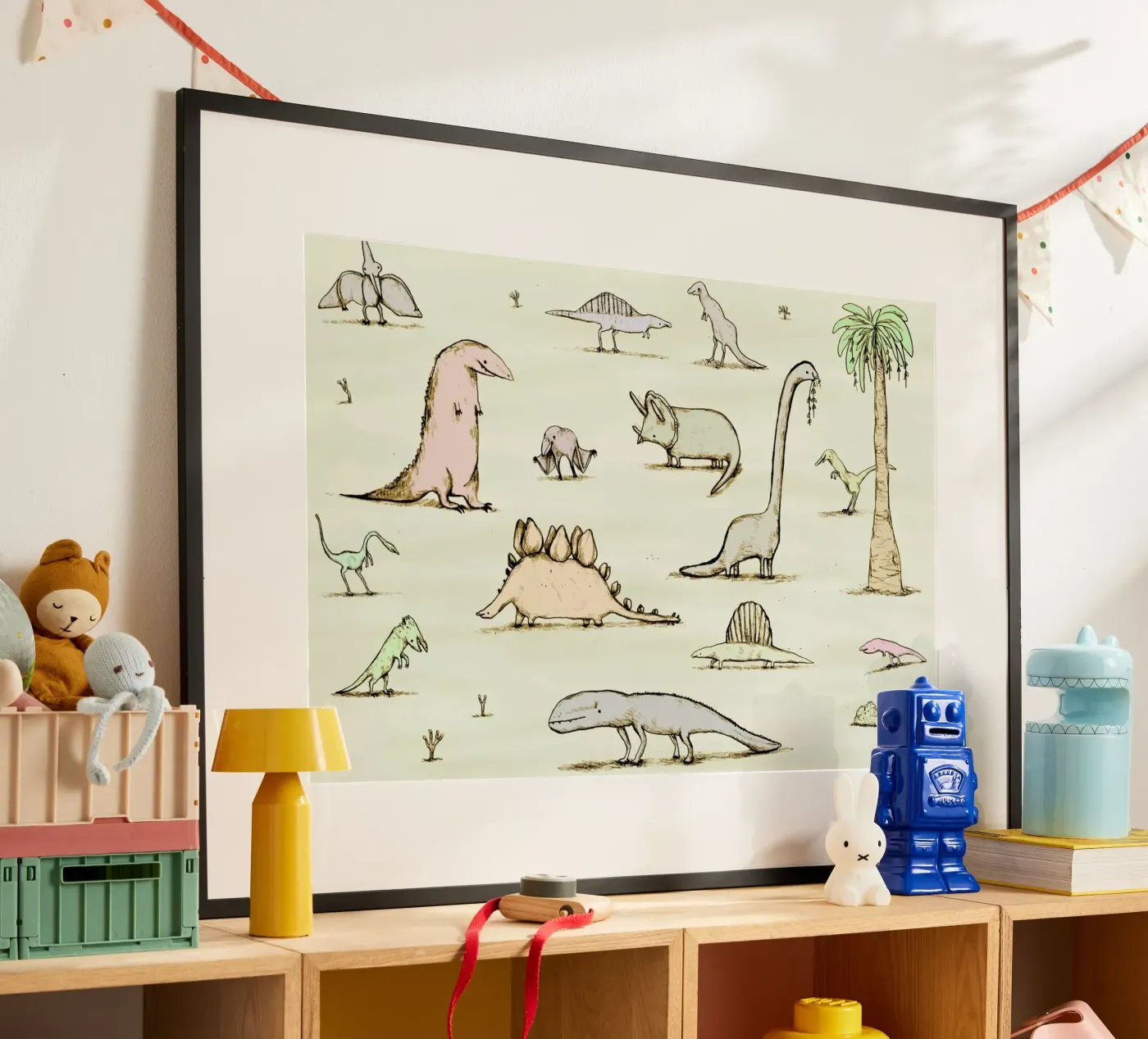 Dinos poster by Sophie Corrigan