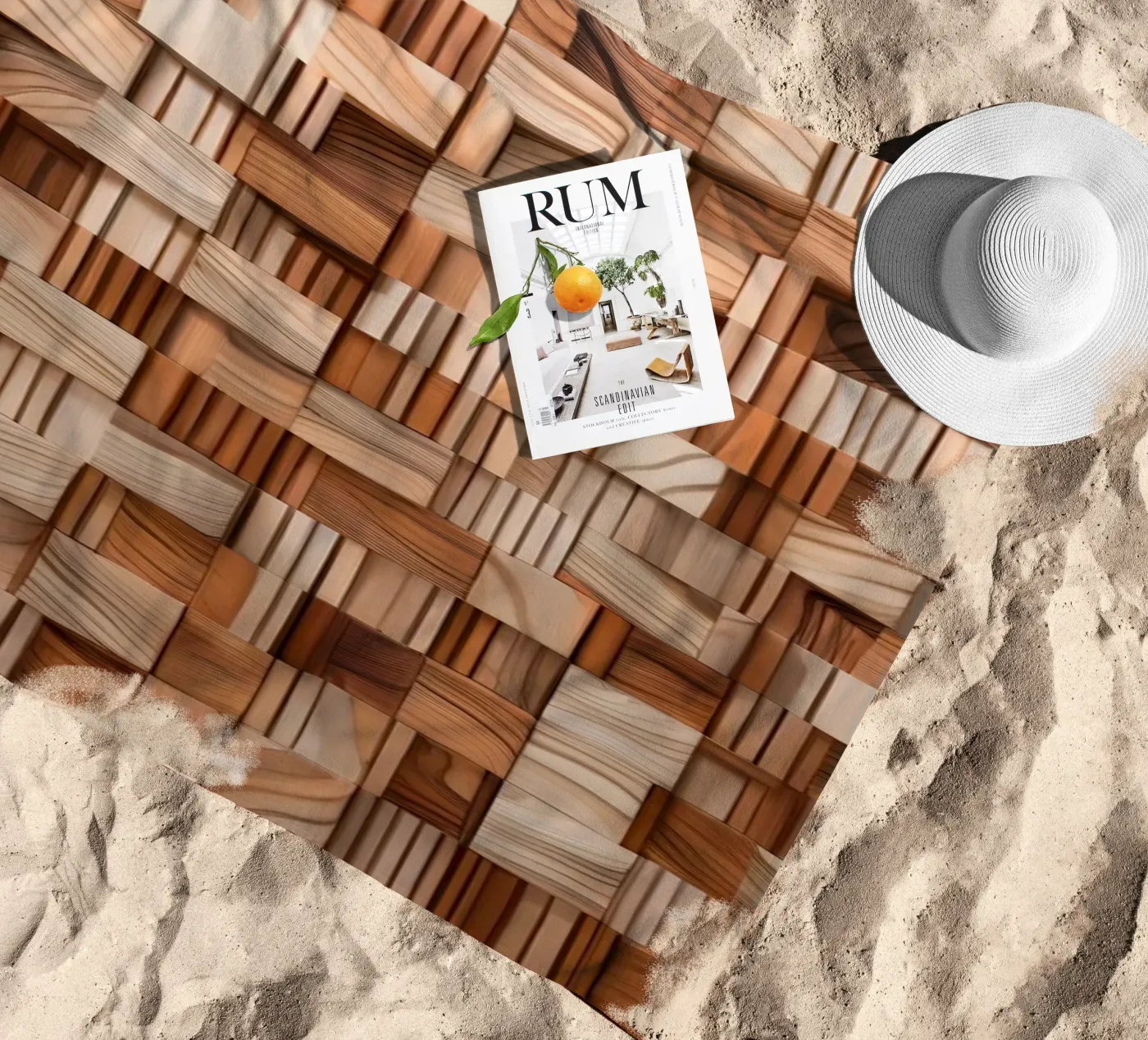 Flex - Serial 83 beach towel by Atelier-88
