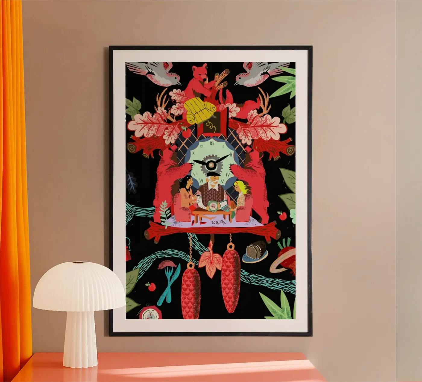 Home poster by Kateřina Bažantová