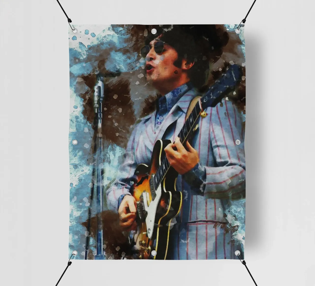 Smudge of Portrait John Lennon pvc cover by Gunawan Rb