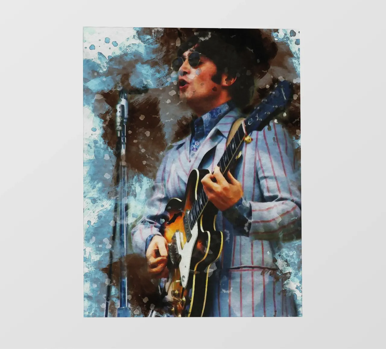 Smudge of Portrait John Lennon pvc cover by Gunawan Rb