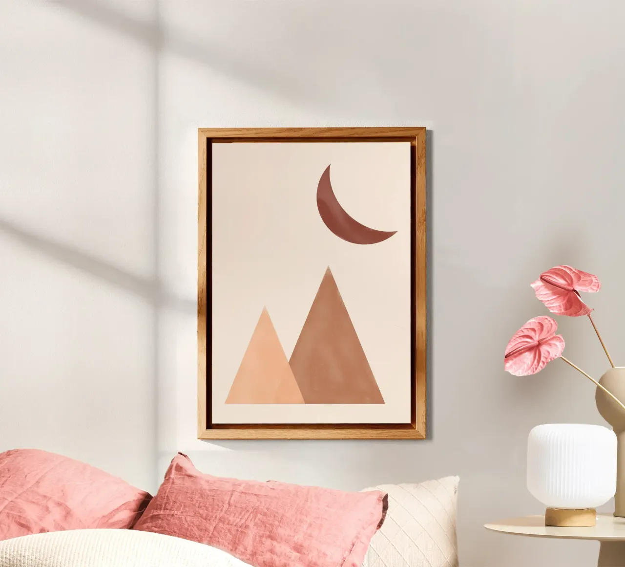 Astratto Boho metà secolo Pattern 17 alluminio dibond da Paigaam Studio