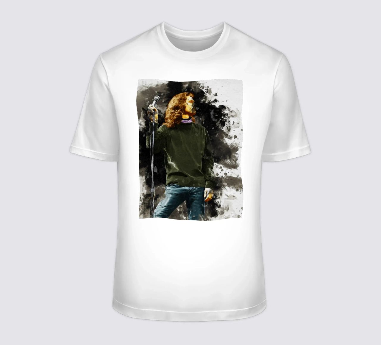 Mancha de Jim Morrison camiseta de Gunawan Rb