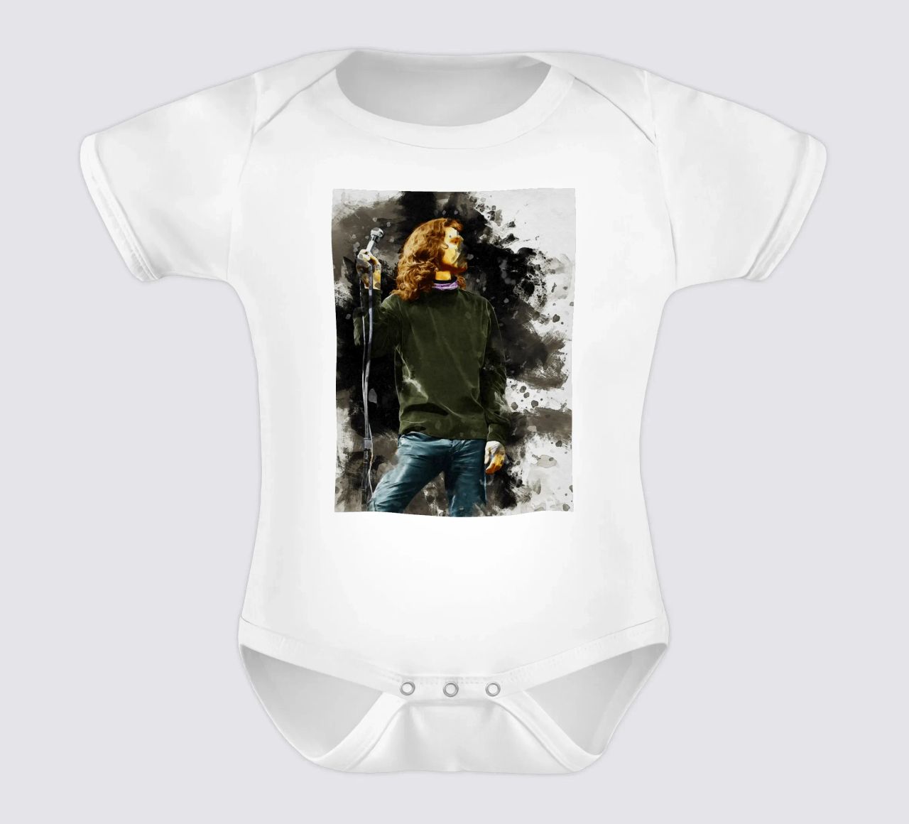 Mancha de Jim Morrison body de bebé de Gunawan Rb