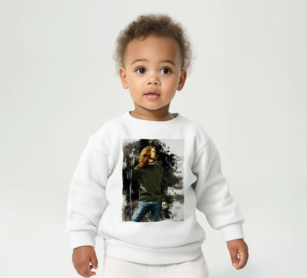 Mancha de Jim Morrison sudadera de bebé de Gunawan Rb