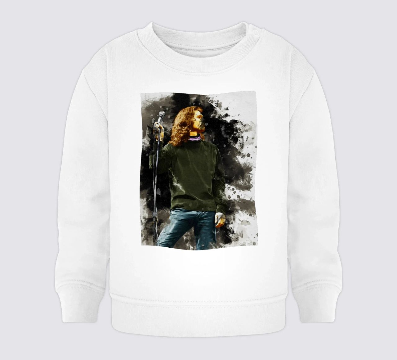 Mancha de Jim Morrison sudadera de bebé de Gunawan Rb
