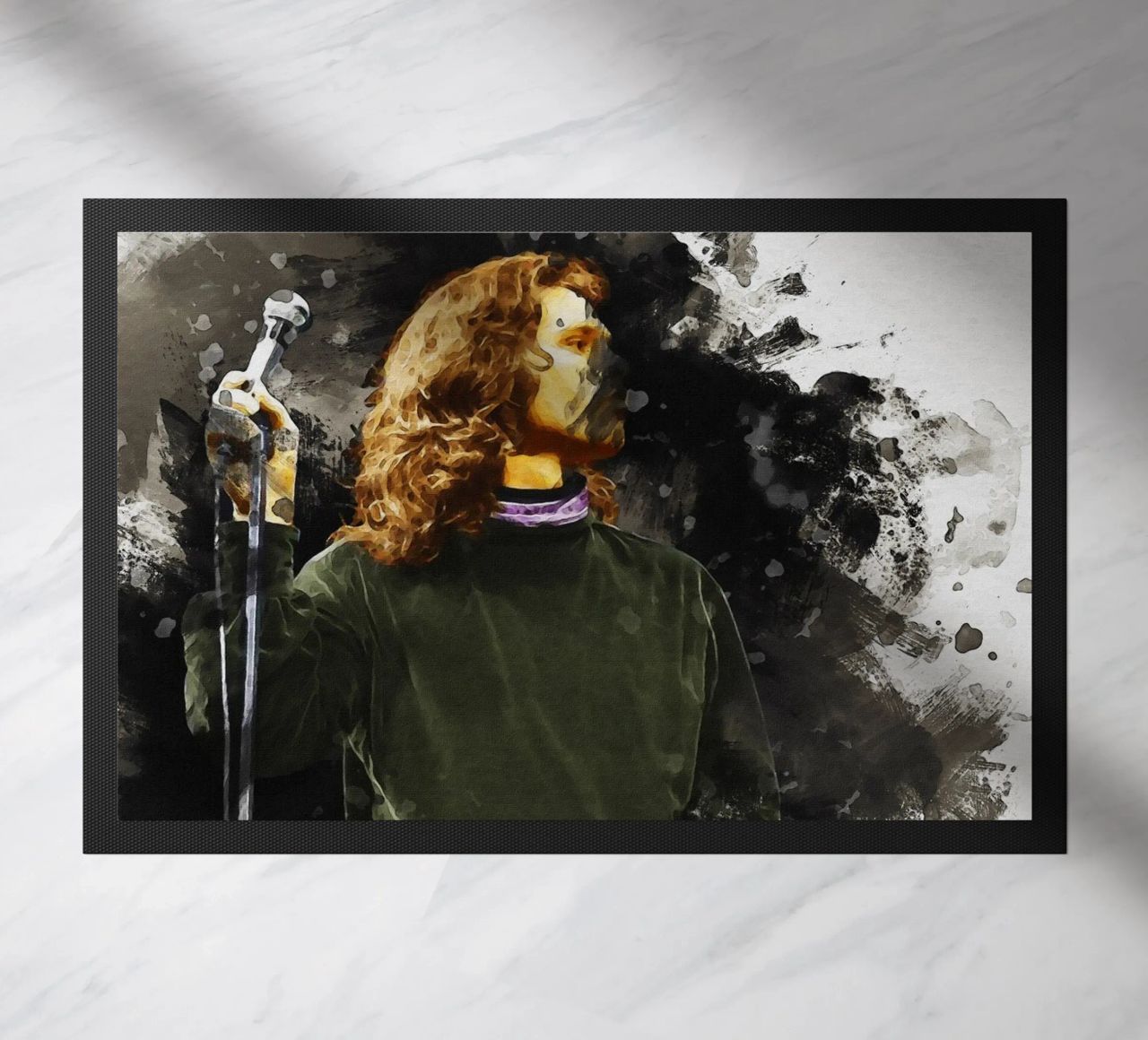 Mancha de Jim Morrison felpudo de Gunawan Rb