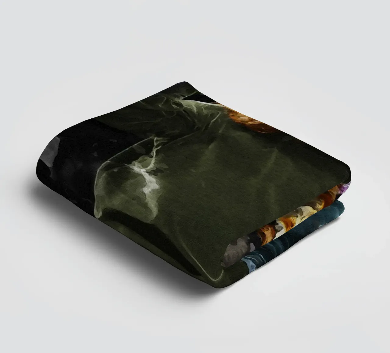 Mancha de Jim Morrison toalla de baño de Gunawan Rb