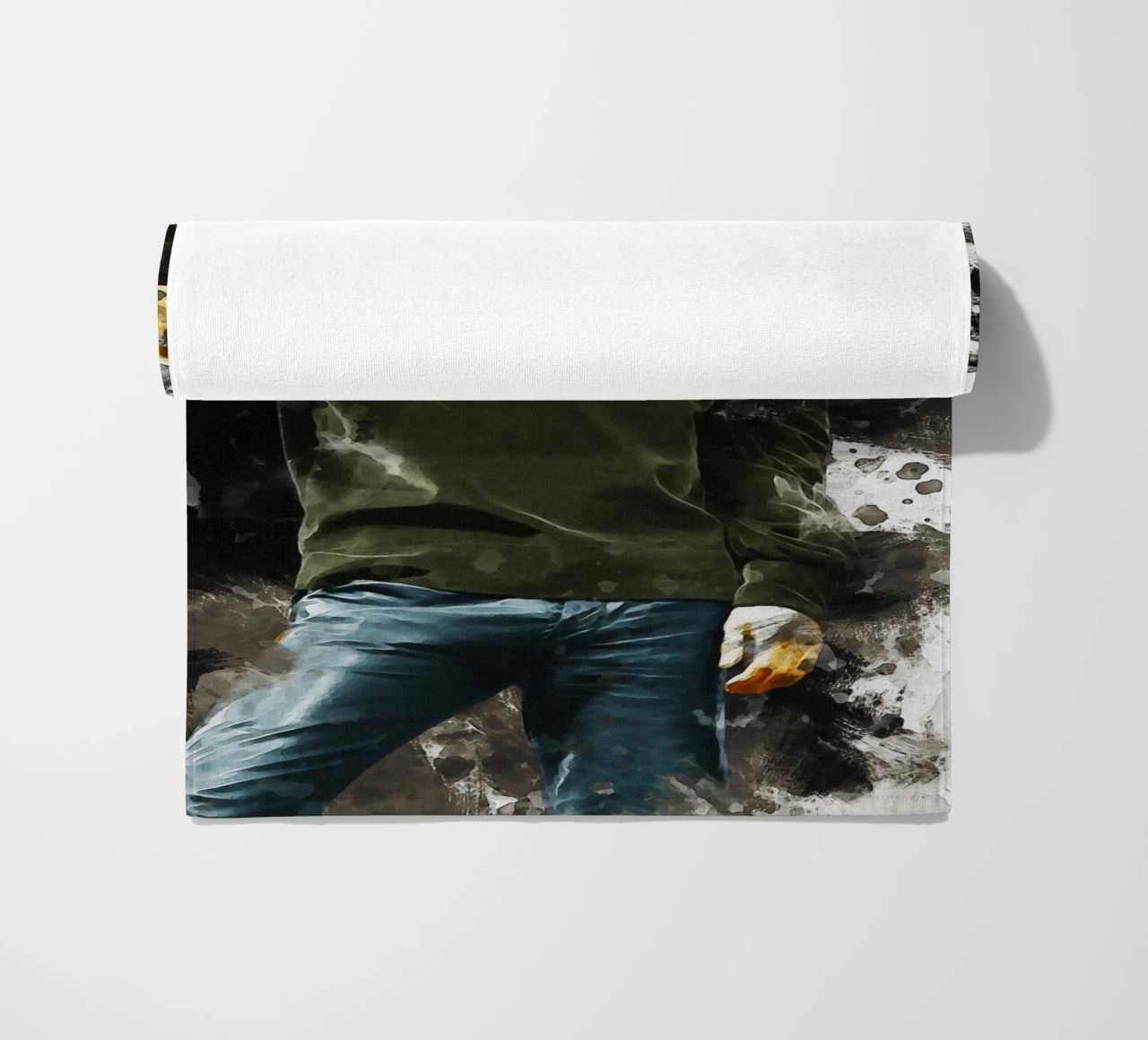 Mancha de Jim Morrison toalla de playa de Gunawan Rb