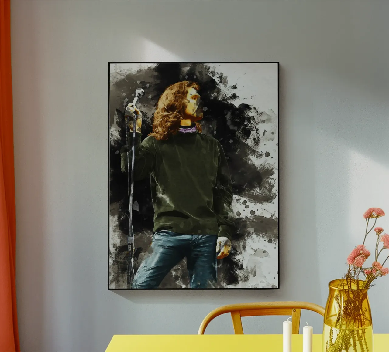Mancha de Jim Morrison metacrilato de Gunawan Rb