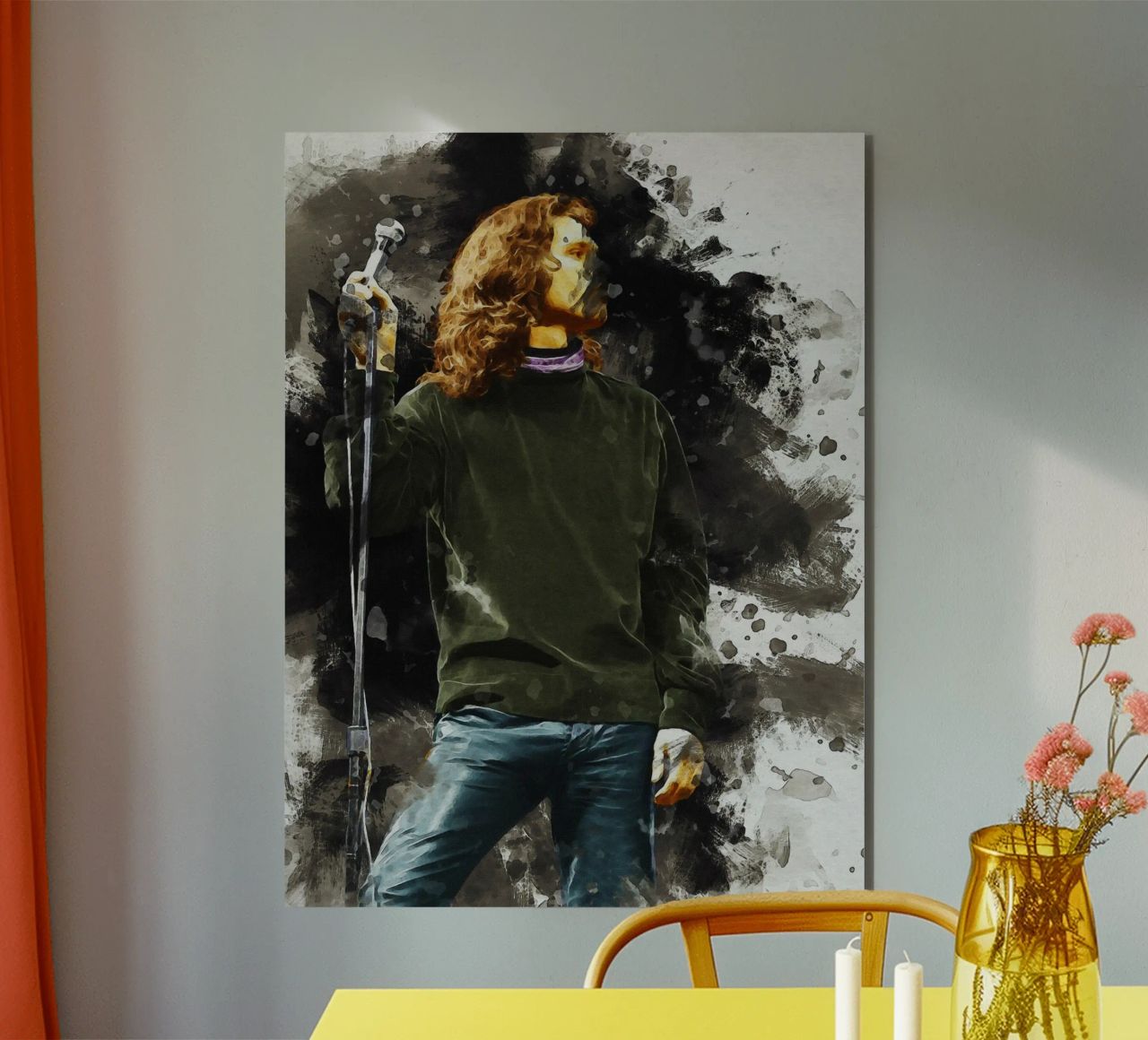Mancha de Jim Morrison aluminio dibond de Gunawan Rb