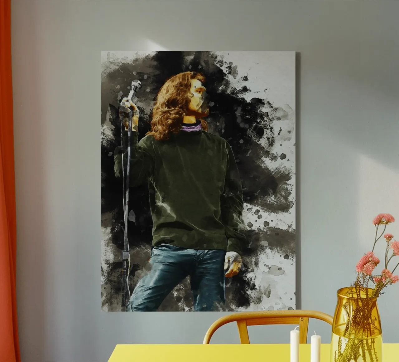 Sbaffo di Jim Morrison tela da Gunawan Rb