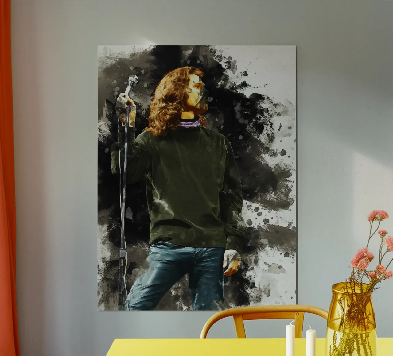 Sbaffo di Jim Morrison poster da Gunawan Rb