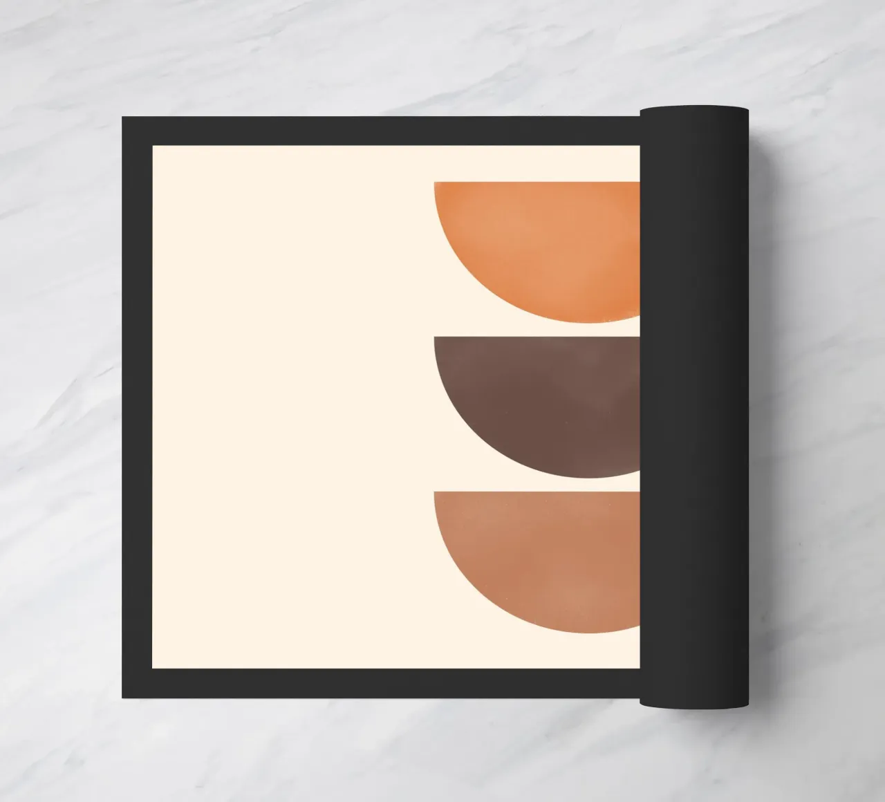 Astratto Boho metà secolo Pattern 18 zerbino da Paigaam Studio