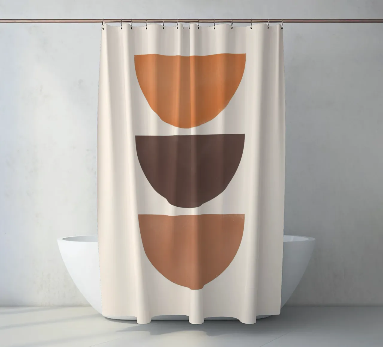 Astratto Boho metà secolo Pattern 18 tenda da doccia da Paigaam Studio