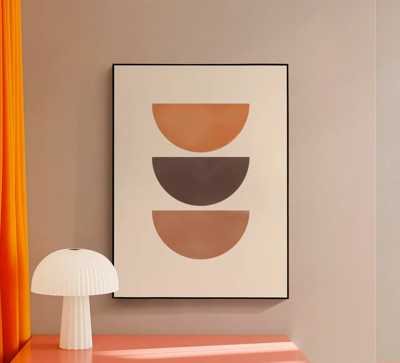 Astratto Boho metà secolo Pattern 18 plexiglass da Paigaam Studio