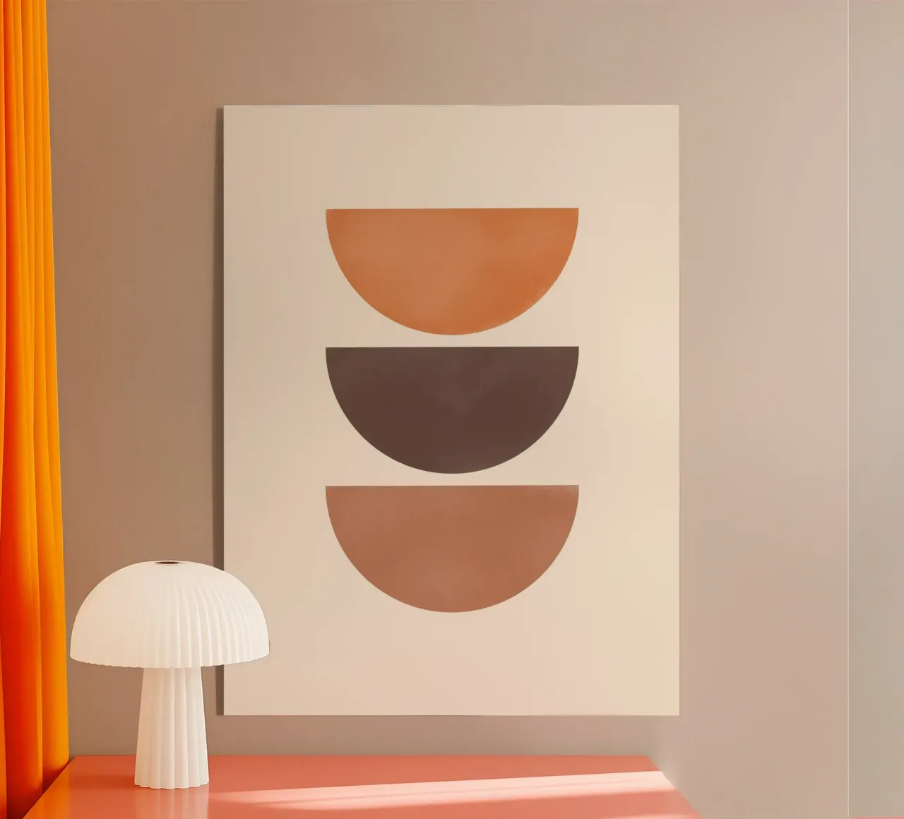 Astratto Boho metà secolo Pattern 18 plexiglass da Paigaam Studio