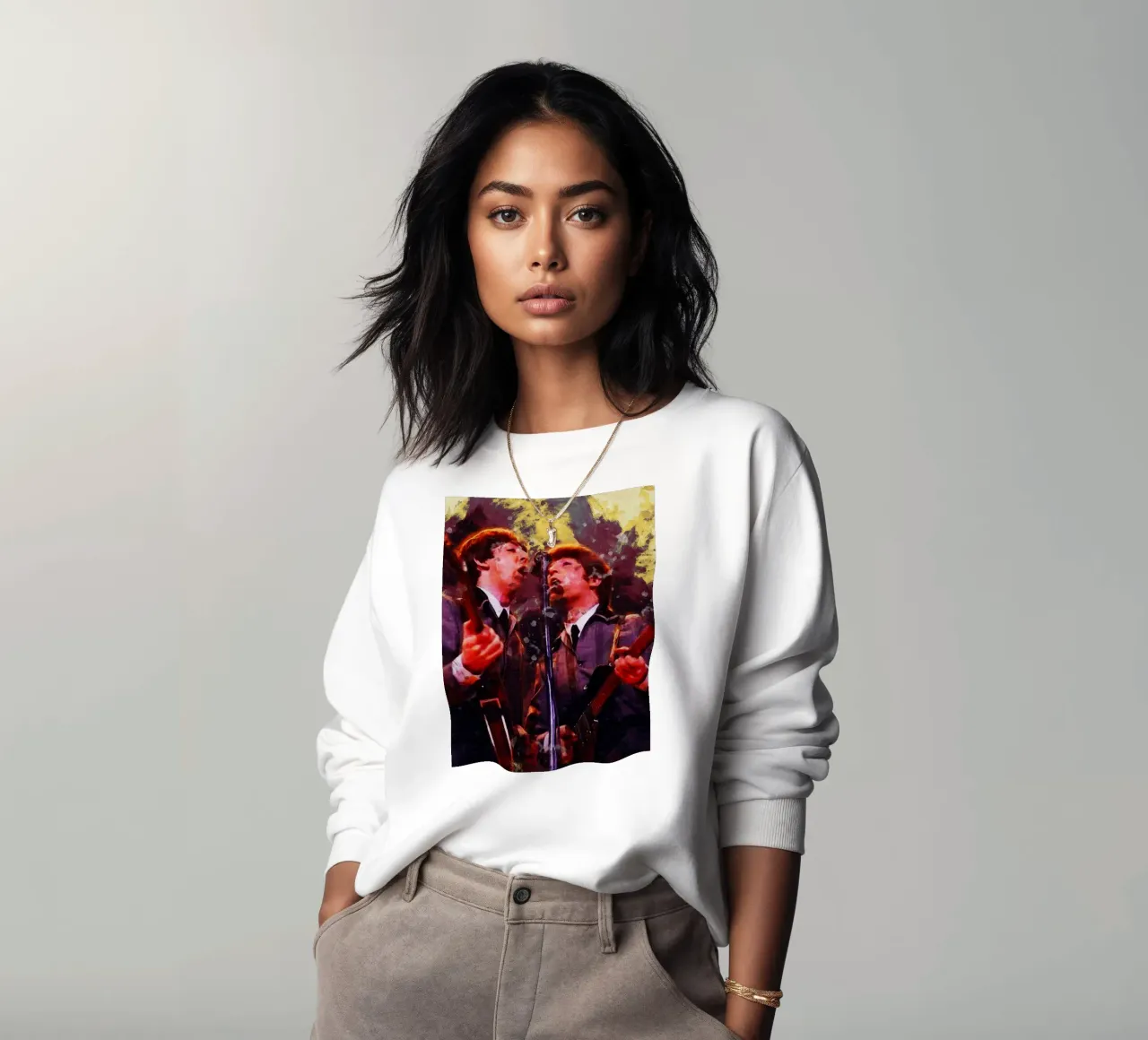 Mancha de Lennon-McCartney sudadera de Gunawan Rb