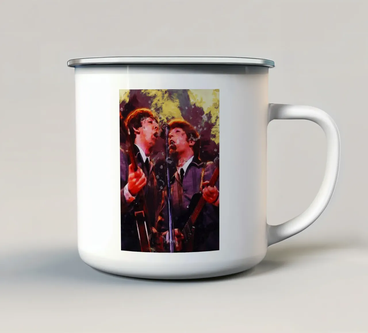 Sbaffo di Lennon-McCartney tazza in smalto da Gunawan Rb
