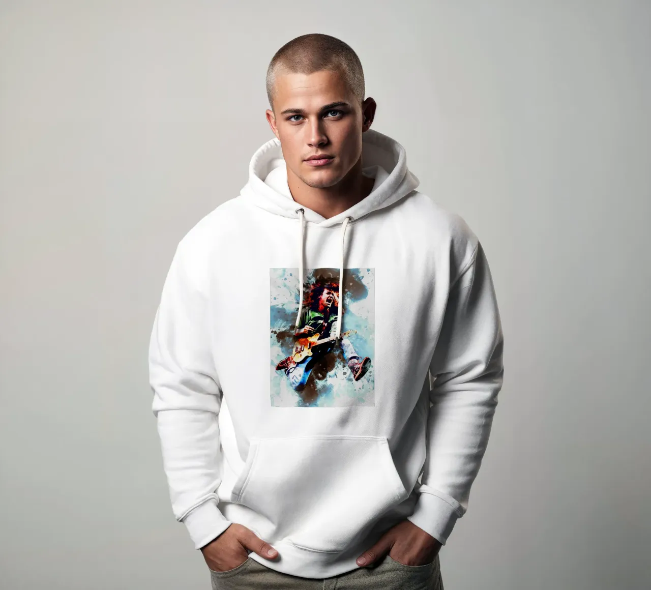 Smudge of Edward Louis Van Halen hoodie by Gunawan Rb