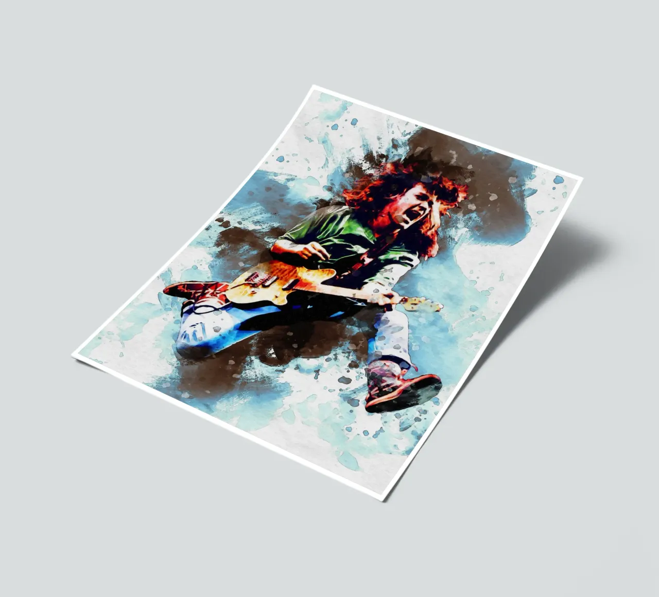 Smudge of Edward Louis Van Halen sticker sheet by Gunawan Rb