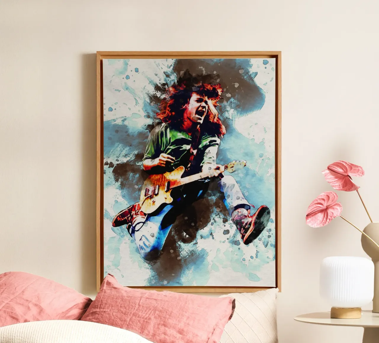 Smudge of Edward Lodewijk Van Halen canvas van Gunawan Rb