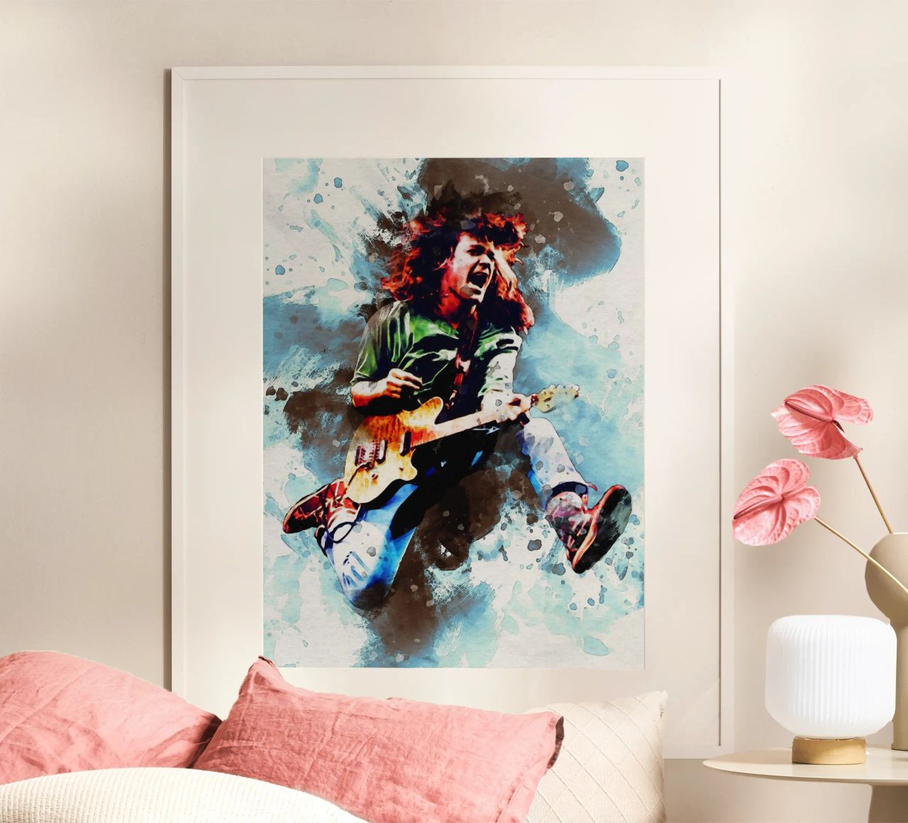 Smudge von Edward Louis Van Halen Poster von Gunawan Rb
