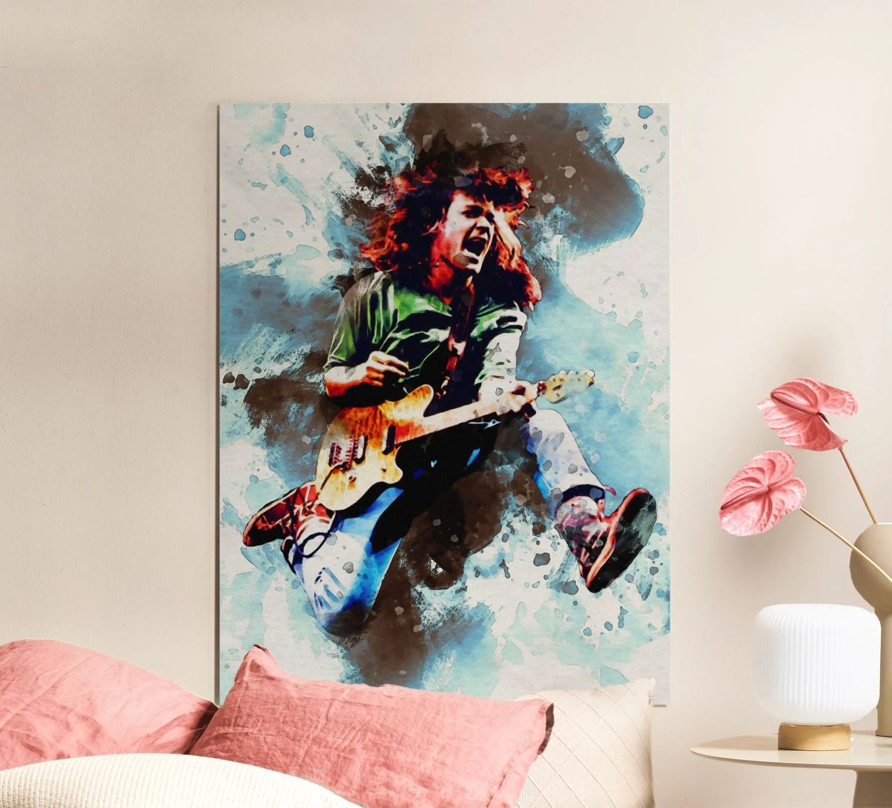 Smudge von Edward Louis Van Halen Poster von Gunawan Rb