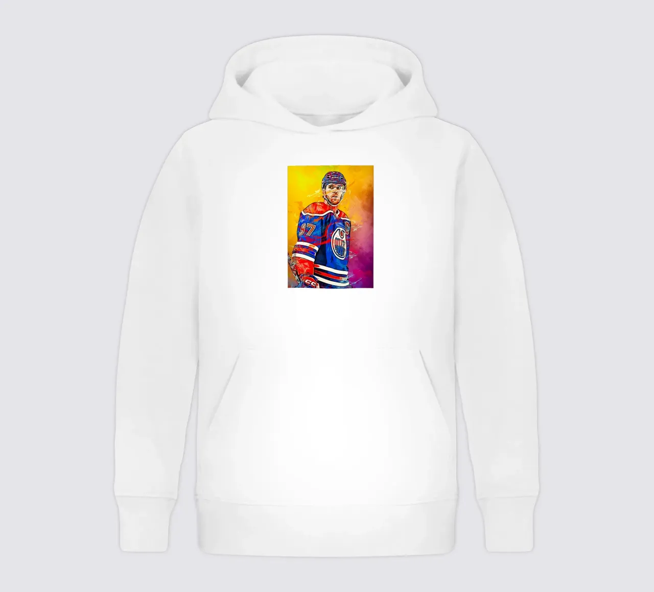 connor mcdavid felpa bambino con cappuccio da tenten