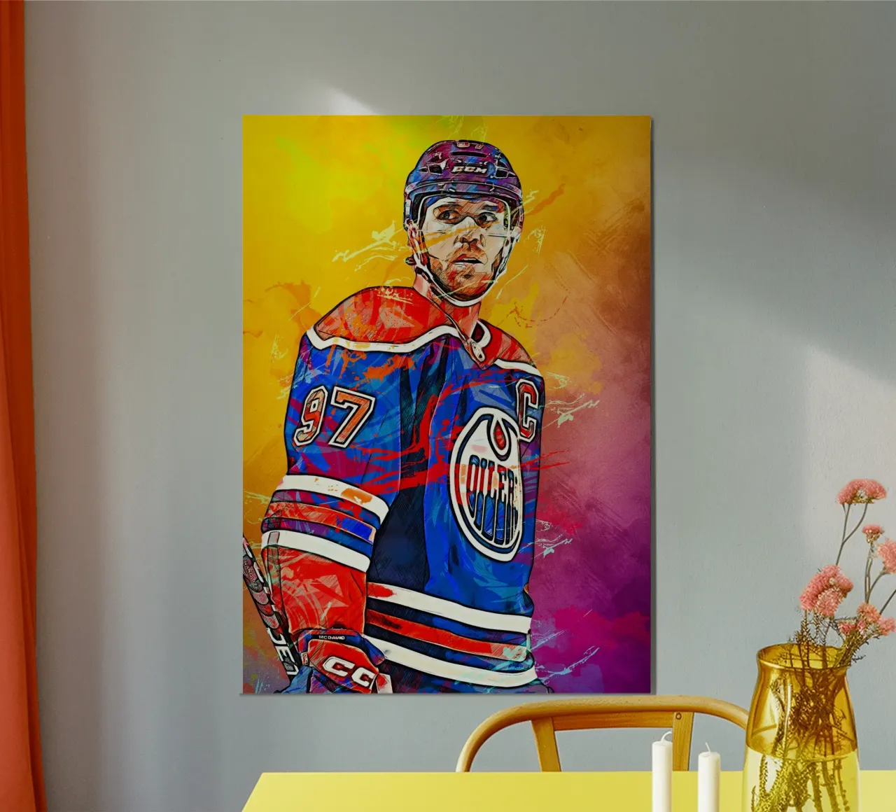 connor mcdavid alluminio dibond da tenten
