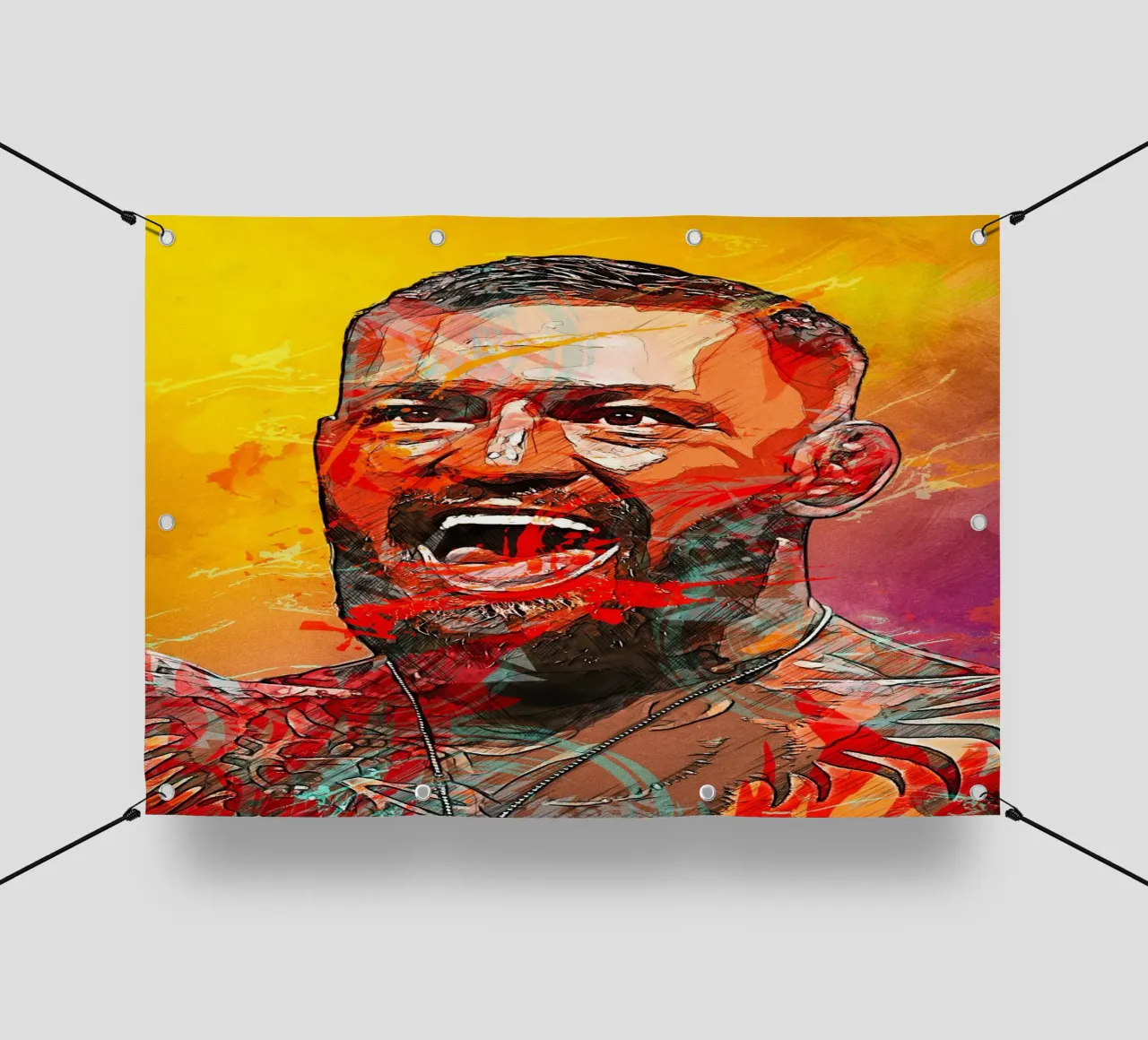 conor mcgregor telo in pvc da tenten