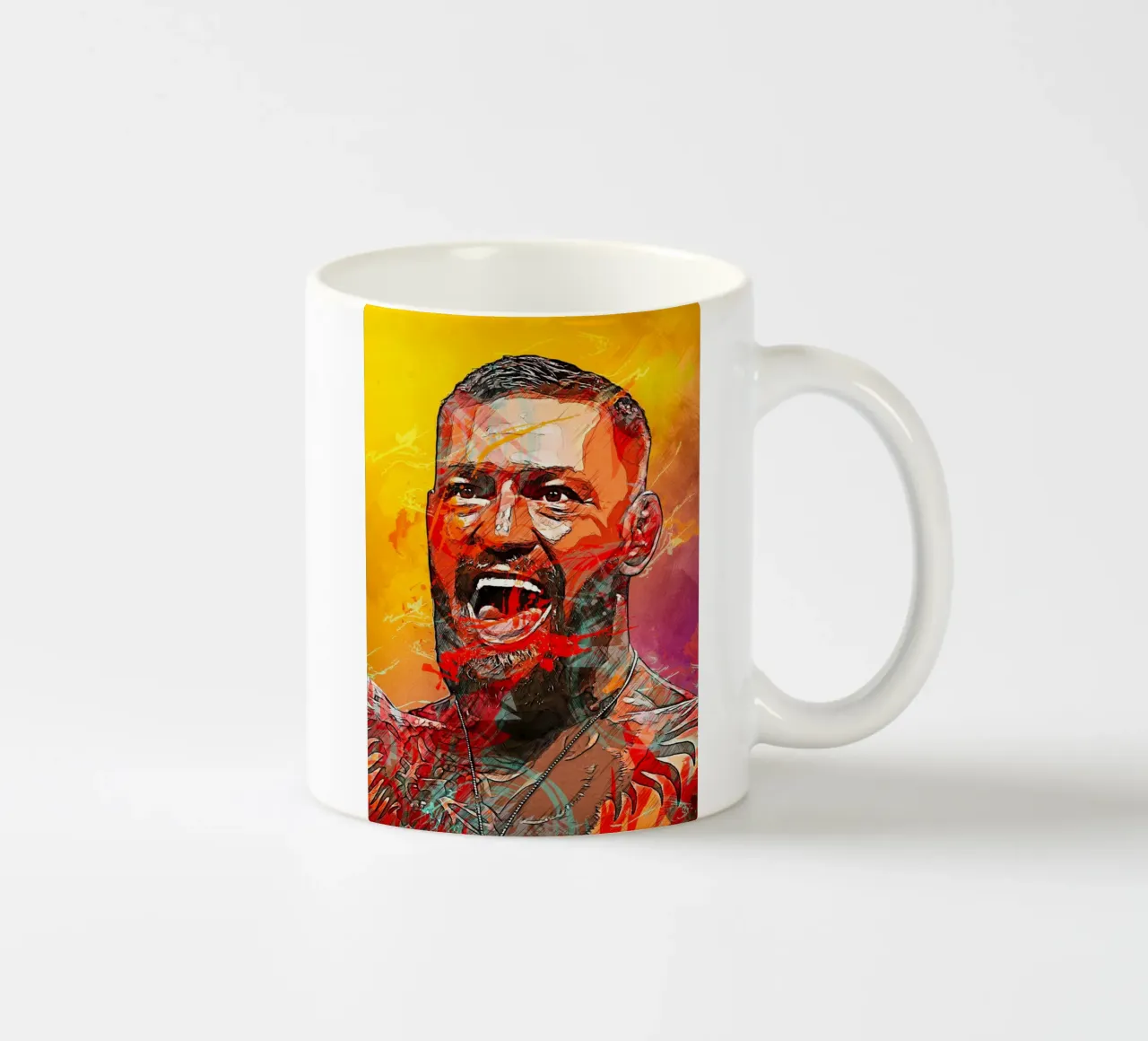 conor mcgregor tazza in ceramica da tenten