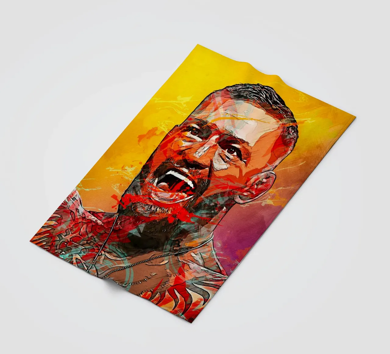 conor mcgregor coperta in pile da tenten