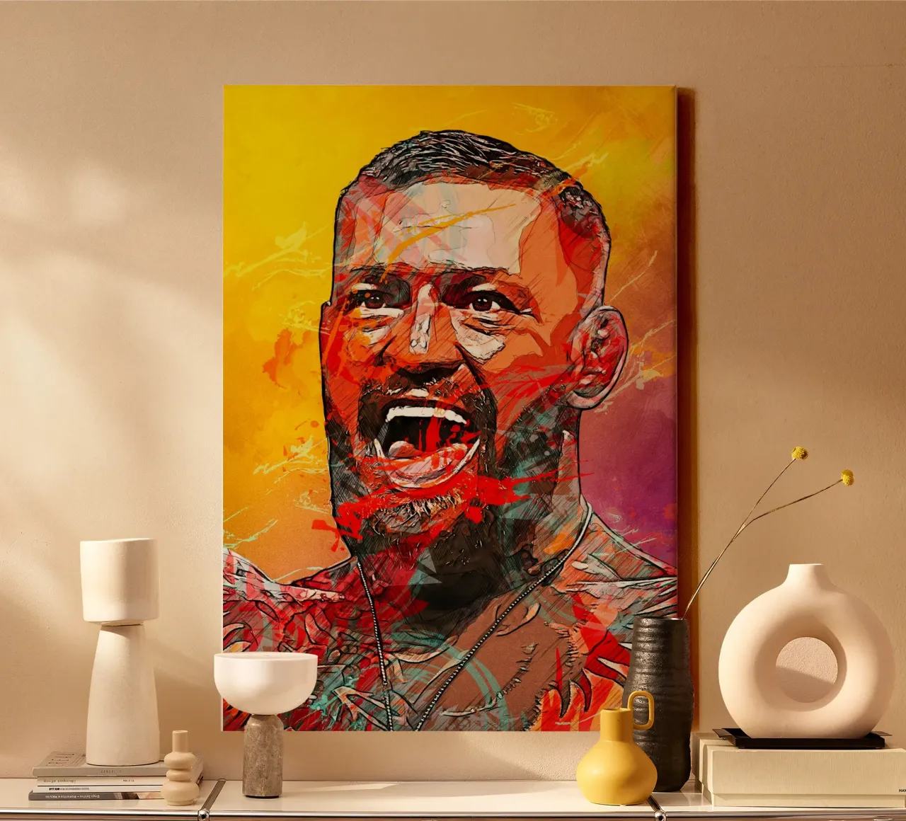 conor mcgregor canvas by tenten