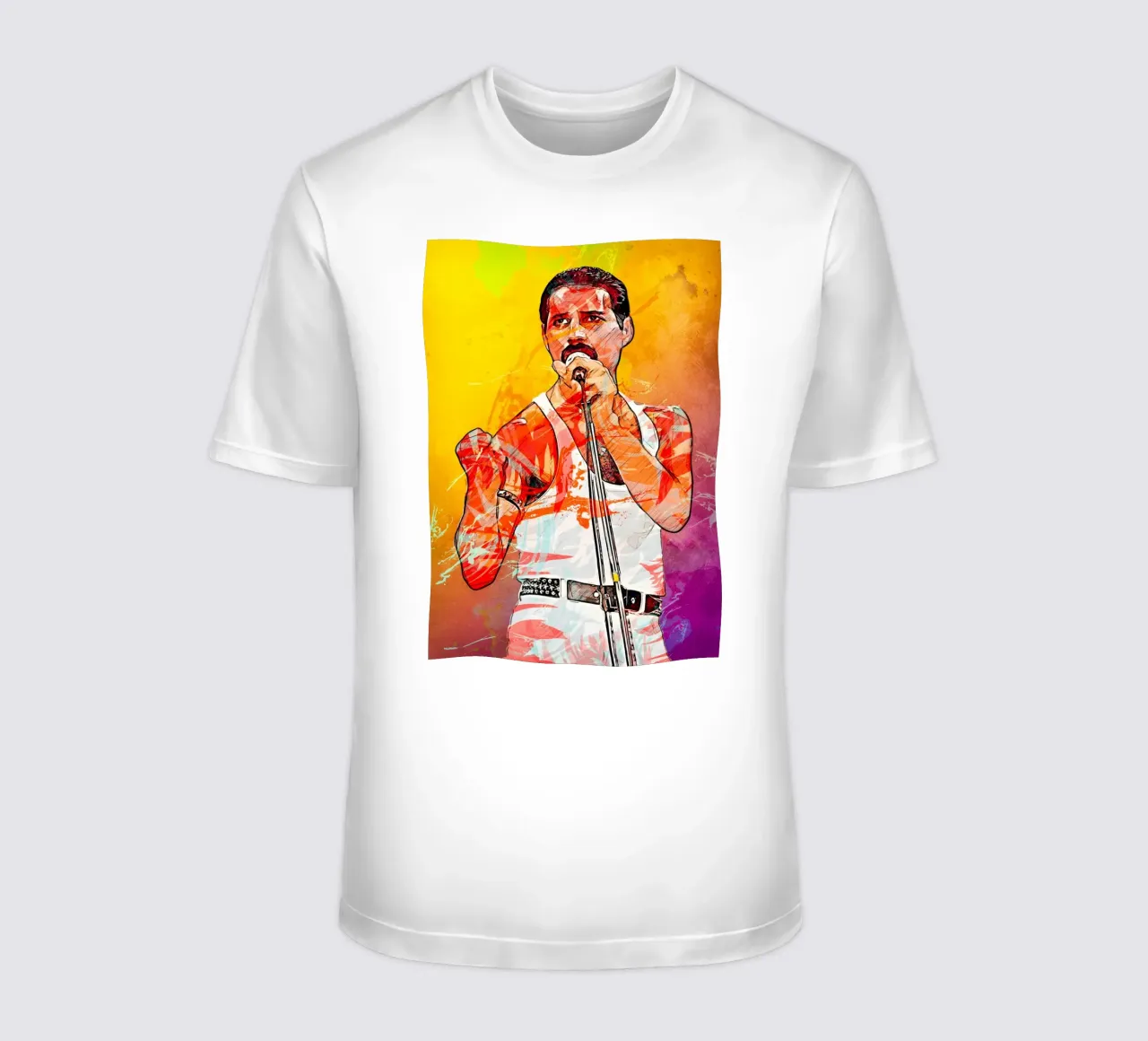 Freddie Mercury t-shirt da tenten
