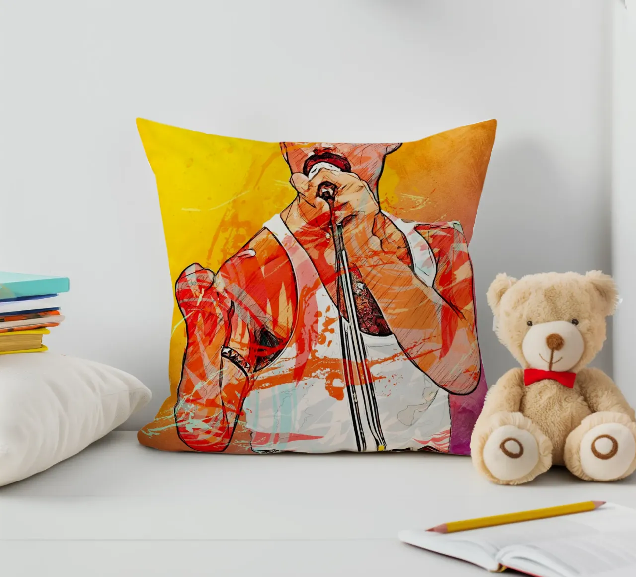 Freddie Mercury cuscino da tenten