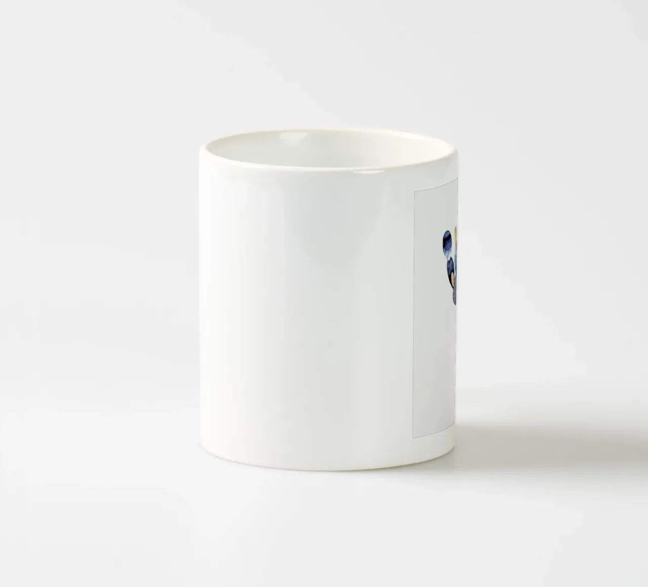 Blue and Gold Cactus tazza in ceramica da Elisabeth Fredriksson