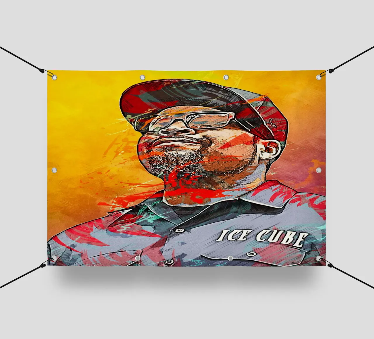 Ice Cube telo in pvc da tenten